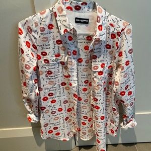 Karl Lagerfwld kiss shirt